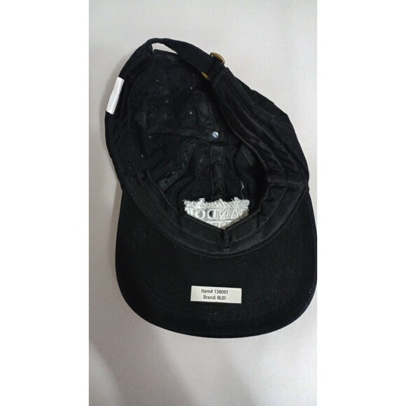 Budweiser Band Of Buds Black Hat/Cap Adjustable Casual Old Stock - Picture 5 of 6
